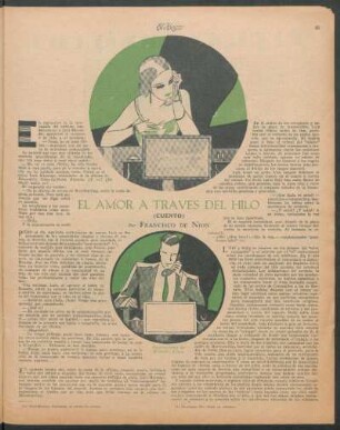 El amor a través del hilo : (cuento)