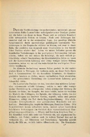 Ein Beitrag zur pathologischen Anatomie der Landry'schen Paralyse :  ...