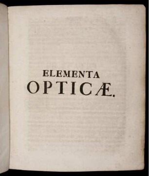 Elementa Opticae.