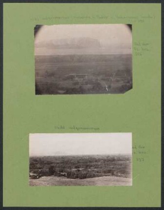 Hacienda San Pedro u. Pachacámac Inseln [und Panorama vom Thal von Lurín] : Fotoliste Max Uhle Nr. 346 und 337