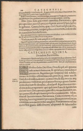Catechesis Quinta, De eadem Poenitentia.