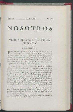 V. Menéndez Pidal