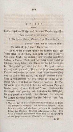 189-203 Briefe eines katholischen Missionars aus Nordamerika