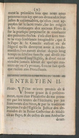 Entretien II