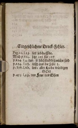 Eingeschlichene Druck-Fehler.
