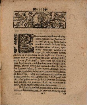 Dissertationem Jvridicam Inavgvralem De Arbitrio Jvdicis Circa Tortvram. Svb Sacro Regimine Academico ... Principis ... Dn. Gvilielmi Henrici, Dvcis Saxoniae, ... Ex Decreto Illvst. Jvrisconsvltorvm Ordinis In Alma Salana Et Svb Praesidio Dn. Christiani Wildvogelii ... Pro Licentia Svmmos In Vtroqve Jvre Honores Adipiscendi Pvblico Ervditorvm Arbitrio d. 3. Septembr. Ao. Christi M D CC X. Svbmittit Johann. Jacob. Arnold. Advocatvs Dresdensis