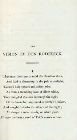 The vision of Don Roderick