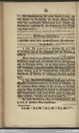 Rechtsgrundsätze, welche nur die gemessenen Frohnen angehen