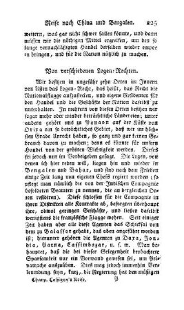 Von verschiedenen Logen-Rechten