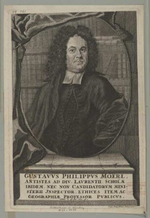 Bildnis des Gustavvs Philippvs Moerl