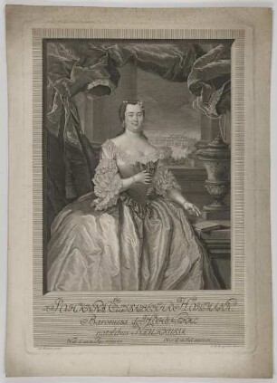 Bildnis der Johanna Elisabetha Hohmann de Hohenthal