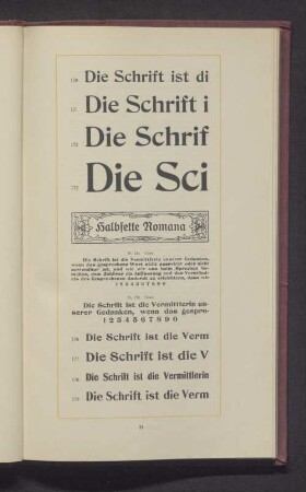 Halbfette Romana