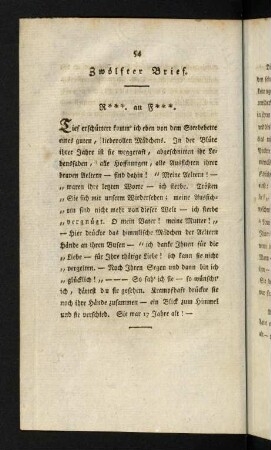 54-57, Zwölfter Brief.