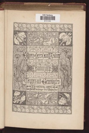 Hamburgische Wappen und Genealogien