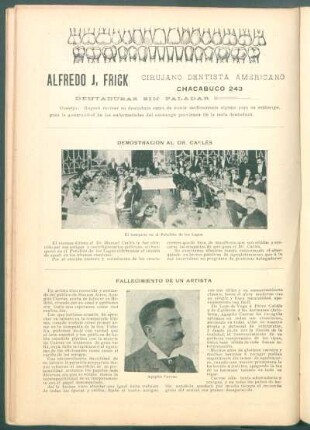 Demostración al Dr. Carlés