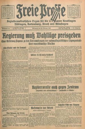 Freie Presse 1933 (Nr. 44)