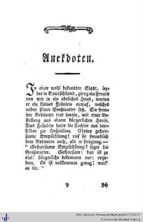 Anekdoten.