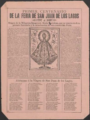 Alabanzas á la Virgen de San Juan de los Lagos