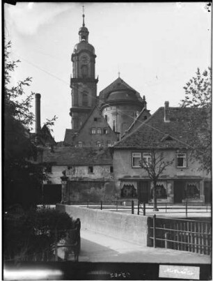 Neckarsulm Sankt Dionysius Kirche Außenansicht von Osten