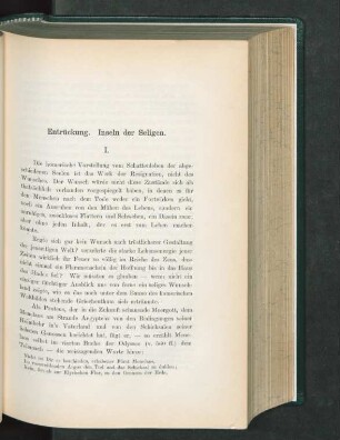Entrückung. Inseln der Seligen