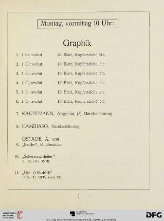 Graphik (Nr. 1-45)