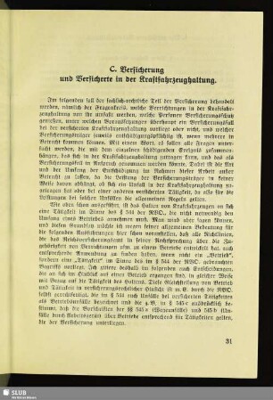 C. Versicherung und Versicherte in der Kraftfahrzeughaltung