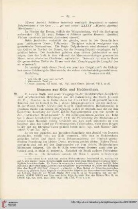 3: Bronzen aus Köln und Heddernheim
