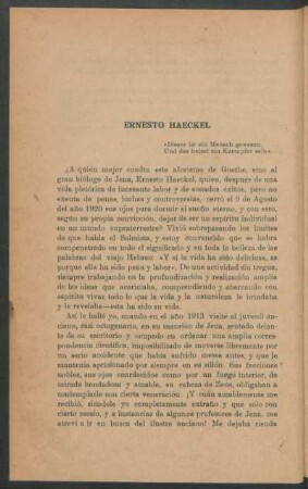 Ernesto Haeckel