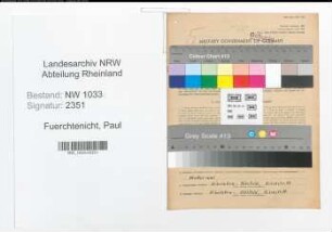 Entnazifizierung Paul Fuerchtenicht , geb. 25.06.1920 (Polizist)