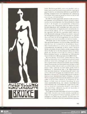 Ausstellung. Künstlergruppe Brücke
