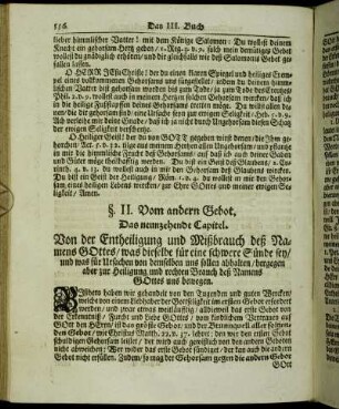 §. II. Vom andern Gebot.