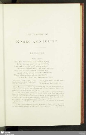 The Tragedy Of Romeo And Juliet