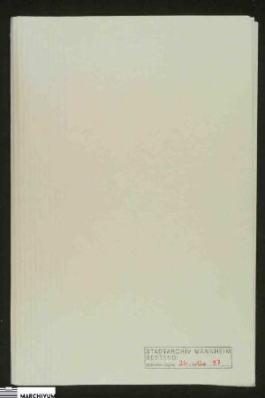 Des Bürgers und Gemeinderechners (Johann) Jacob Weickel (Weikel) aus Sandhofen verlebten Ehefrau (Maria) Philippina, geborene Weickel, Inventarium und Eventualabteilung