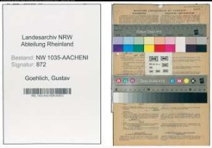 Entnazifizierung Gustav Goehlich , geb. 27.12.1901 (Brgbeamter)