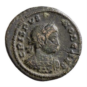 Münze, Follis, Aes 3, 321 n. Chr.