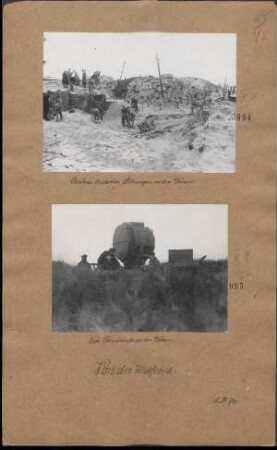 Ein Scheinwerfer in den Dünen