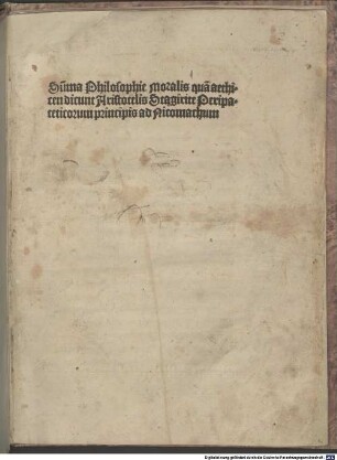 Ethica ad Nicomachum