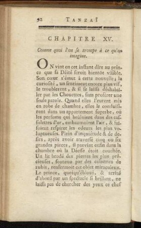 Chapitre XV. - Chapitre XVI.