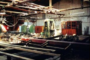 Sägewerk, Innenaufnahme