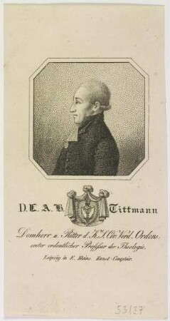 Bildnis des D. J. A. H. Tittmann