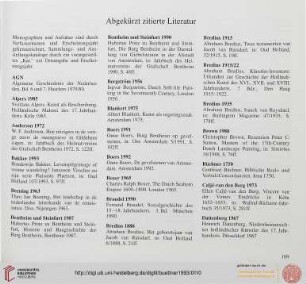 Abgekürzt zitierte Literatur