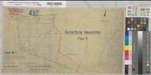 Braunshausen (Hallenberg), Umlegung Braunshausen, Schätzungskarte Neukirchen Flur 5