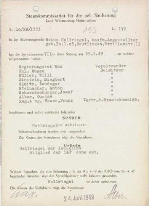Hellriegel, Heinz