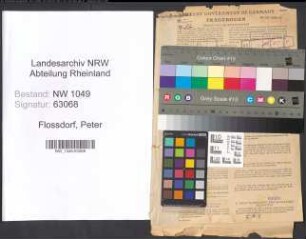 Entnazifizierung Peter Flossdorf , geb. 21.03.1891 (Polizeibeamter)