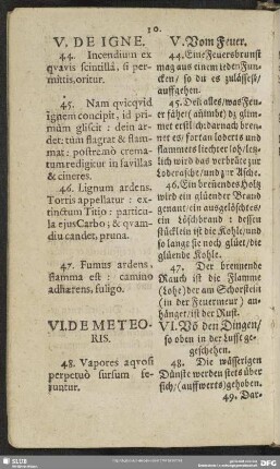 VI. De Meteoris