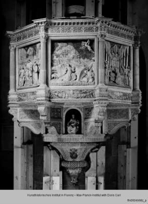 Kanzel mit Szenen aus dem Leben des Heiligen Franziskus - Pulpito