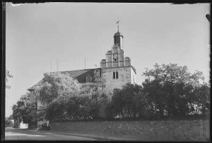 Brockwitz. Kirche , Schule, Dresdner Straße