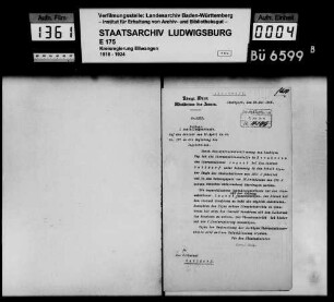 Oberamtsdiener, Hausmeister und Hausverwalter beim Oberamt Gerabronn