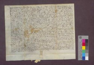 Jakob Dattler von Auggen reversiert gegenüber dem Domstift zu Basel wegen eines ihm in Auggen verliehenen Erblehens.