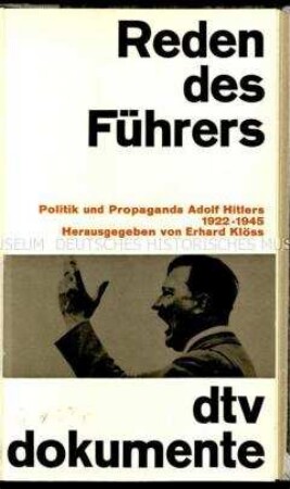 Reden Adolf Hitlers von 1922 bis 1945